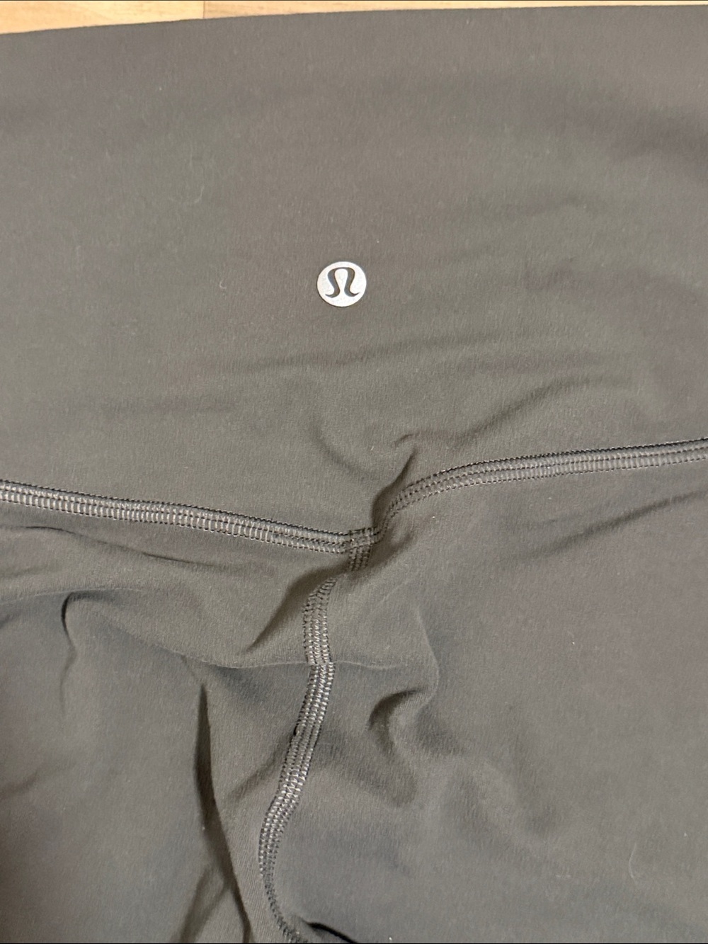 LULULEMON ALIGN 21" Crop Leggings Women’s High Rise Sz 10 Gray Athletic - Picture 8 of 8
